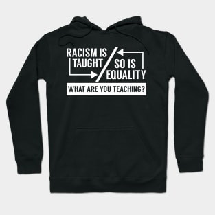 Racism Is Taught So Is Equality T-Shirt Hoodie